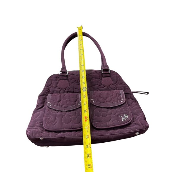 Vera Bradley Womens Purple Quilted Medium Shoulder handbag medium SKU 8577 - Picture 6 of 16
